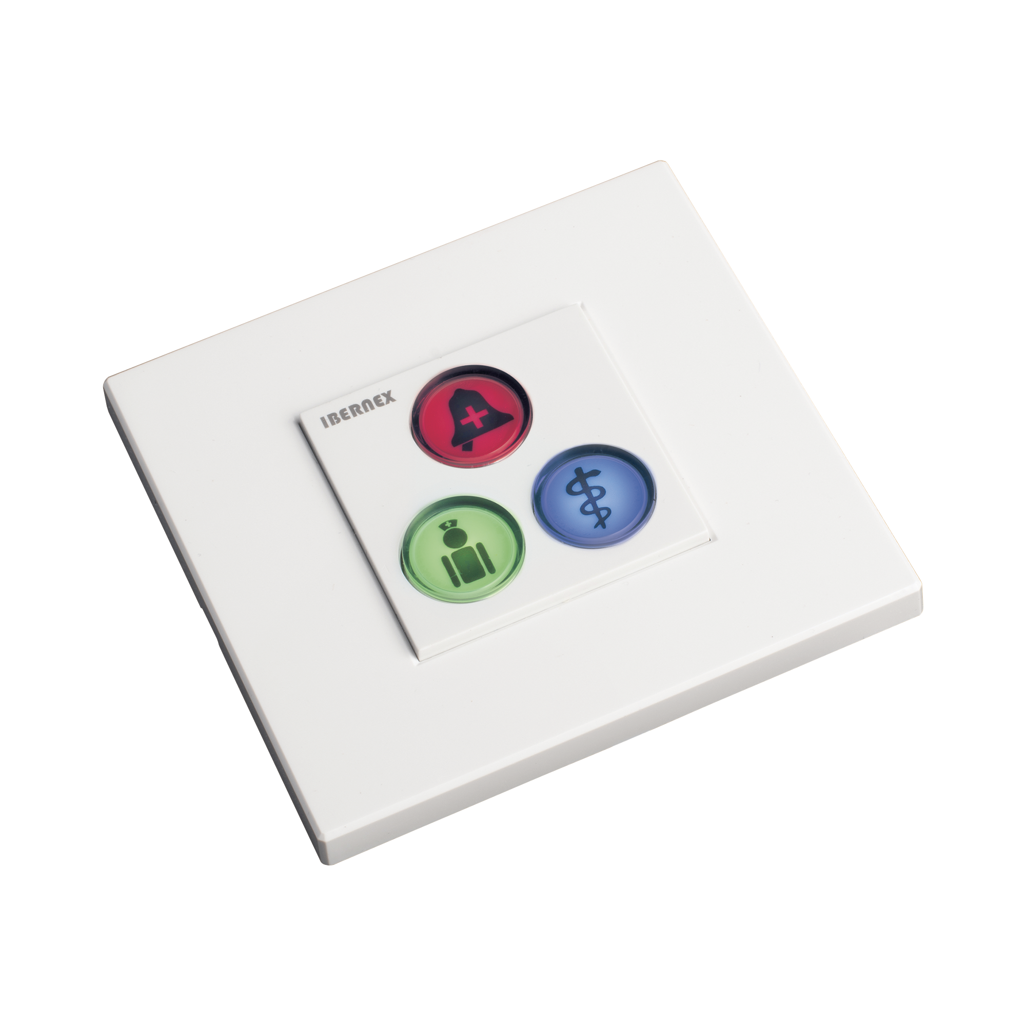 Modulo de 3 Botones iluminados con Lector RFID 125 KHz / Alarma / Cancelar y CÃ³digo Azul / BUS RS485 / Compatible con NX0019/B, NX1021 y NX0015