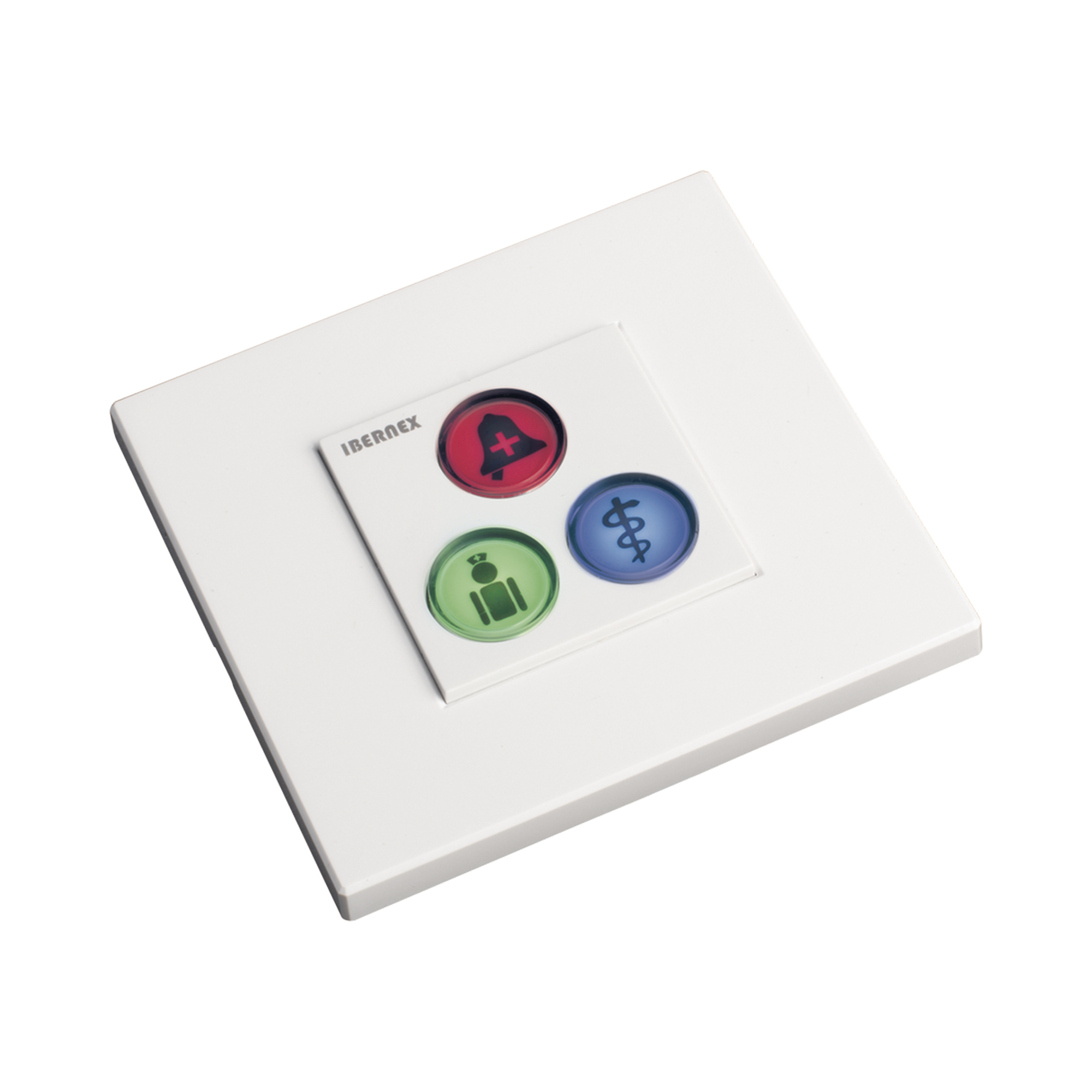 Modulo de 3 Botones iluminados para habitaciÃ³n de Hospital / Alarma / Cancelar y CÃ³digo Azul / BUS RS485 / Compatible con NX0019/B, NX1021 Y NX0015