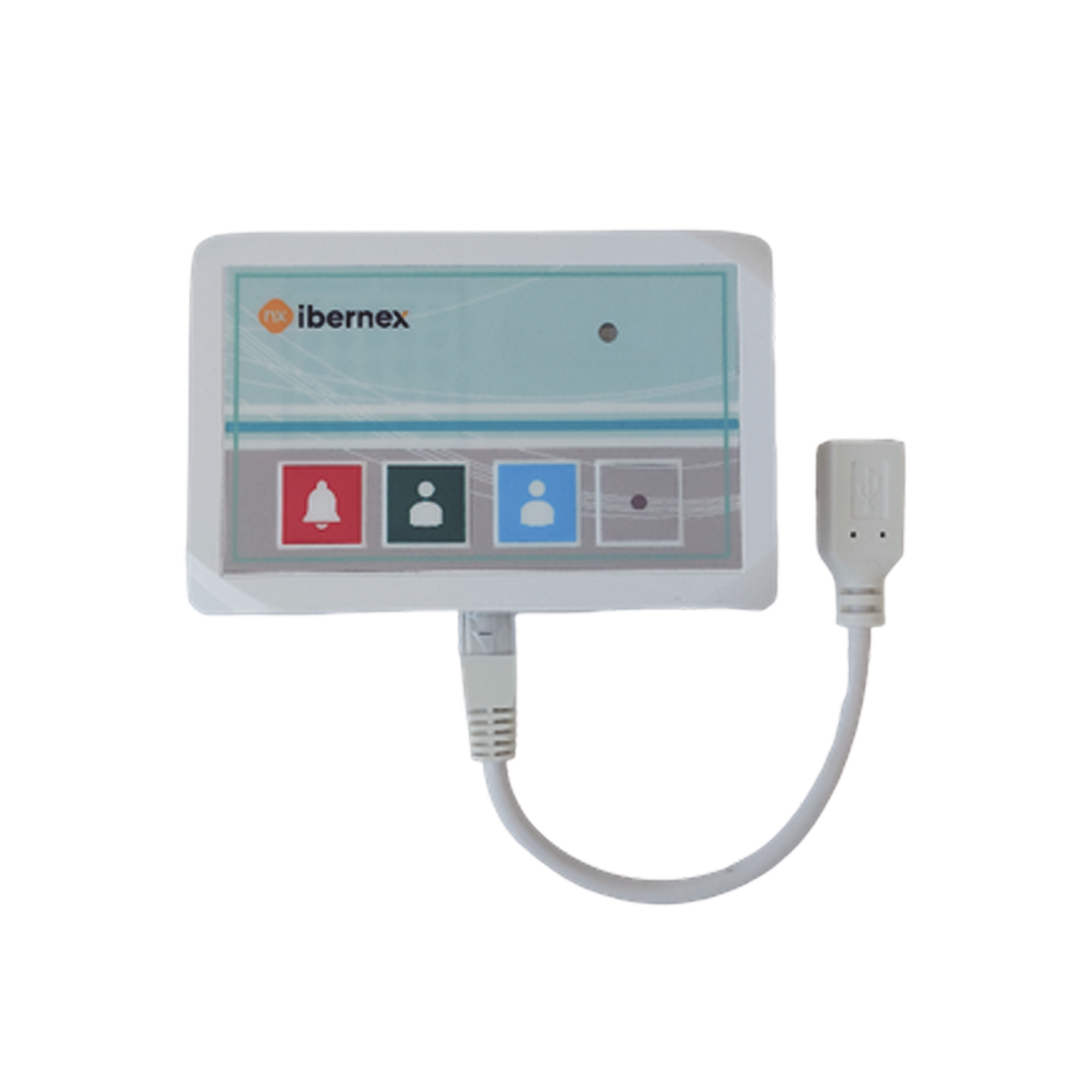 Terminal de Cama InalÃ¡mbrico / BotÃ³n de Alarma Presencia y MÃ©dico / IP54 / Material ABS Antibacteriano / RF 433MHz / 400 metros Distancia TransmisiÃ³n (linea de vista)/ AlimentaciÃ³n 2xAAA / Protocolo POCSAG
