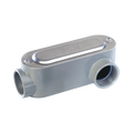 Caja Oval Roscada tipo LL de 3" larga (76.2  mm) / Incluye tapa y tornillos.
