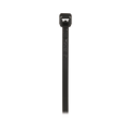Cincho de Nylon 6.6 de Bloqueo, 203 mm largo x 2.5mm ancho, Color Negro, Exterior Resistente a Rayos UV, Paquete de 1000pz