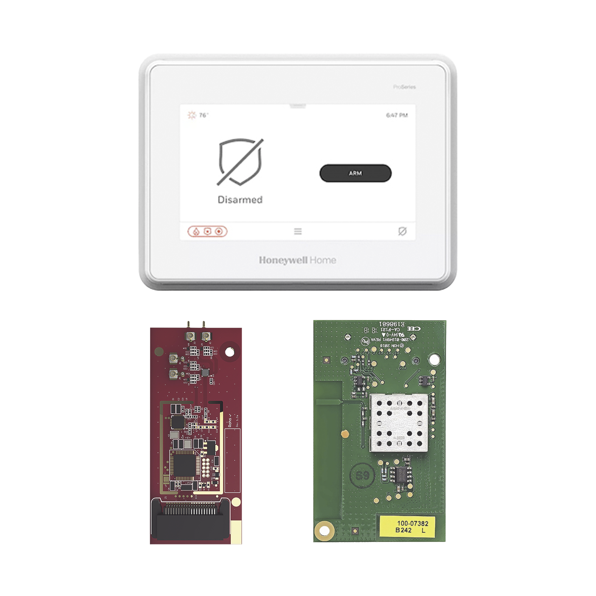 Panel de Alarma con Modulo PROTAKEOVER para diferentes marcas, serie 5800, 2GIG, ITI, BOSH y DSC