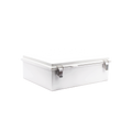 Gabinete de PlÃ¡stico ABS, Uso en Intemperie IP66 (350 x 460 x 160 mm) Cierre por Broche Inoxidable y Permite Cerrado con Candado y Llave (Perno 5mm) No Incluido
