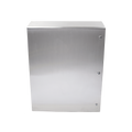 Gabinete de Acero Inoxidable IP66 Uso en Intemperie (800 x 1000 x 300 mm) con Placa Interna Galvanizada.