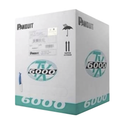 Bobina de Cable UTP 305 Metros (1000 Pies) de Cobre, TX6000â„¢ PanNet, Reelex, Rojo, CategorÃ­a 6 Mejorado (23 AWG), PVC (CM), de 4 Pares