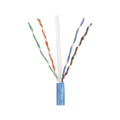 Bobina de Cable UTP 305 Metros (1000 Pies) de Cobre, PanNet, Azul, Categoría 5e (24 AWG), Riser (CMR), de 4 Pares