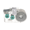 Casete de 100 Etiquetas Autolaminadas Turn-Tell, con Rotación para Mejor Visibilidad, para Cables de Redes de Cobre o Fibra Óptica, de 5.5 a 7.1 mm (0.22 a 0.28 pulgadas) de Diámetro