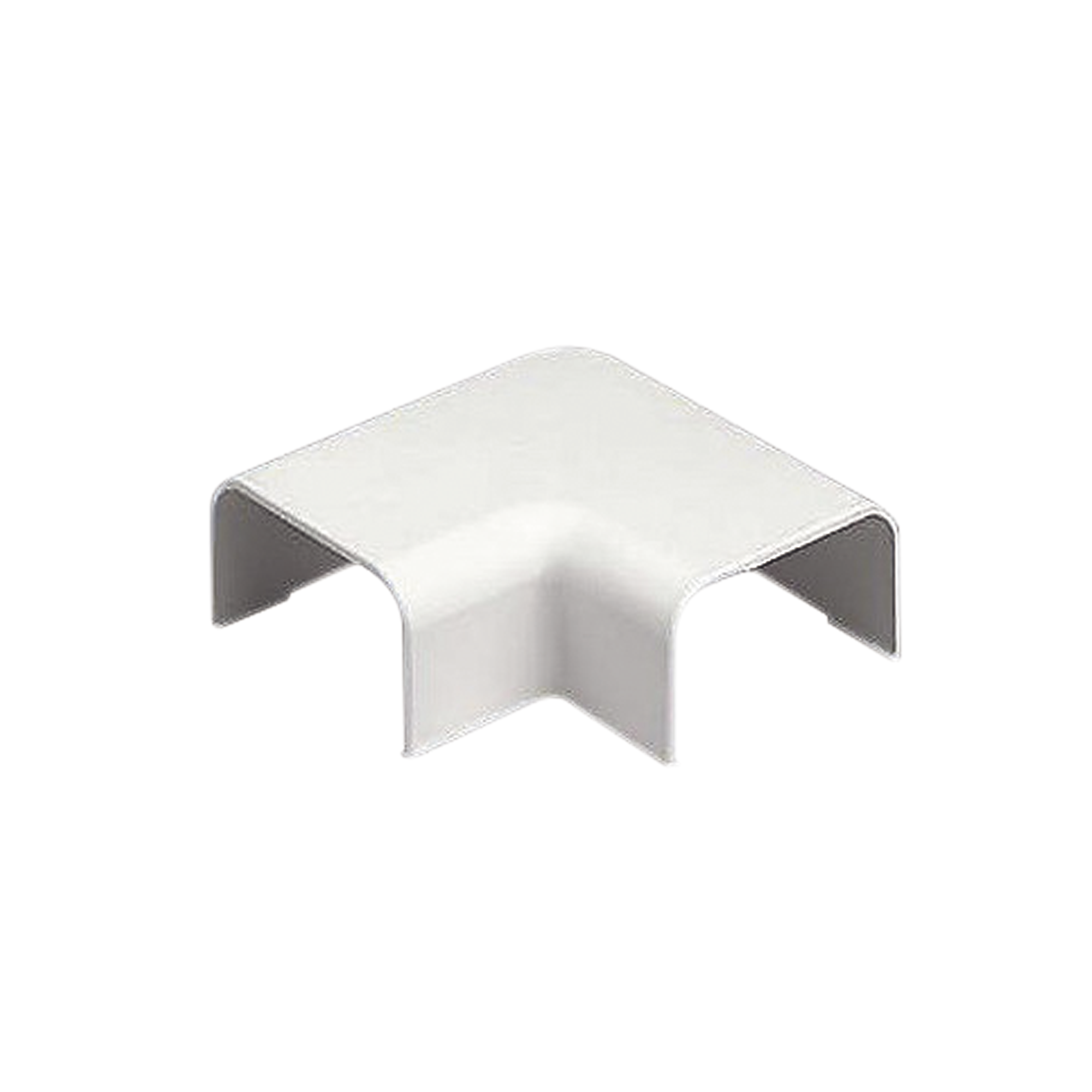 ConexiÃ³n en Ã¡ngulo recto "L", para uso con canaleta LD10, material ABS, Color Blanco Mate