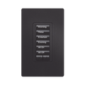 Teclado hibrido seetouch, 6 botones, 2 botones subir/bajar, intensidad 120V/450W, color blanco.