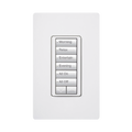 (RadioRA2) Teclado Seetouch Hibrido 6 botones, 2 botones subir/bajar, programe escenas diferentes en cada botÃ³n,puede instalarse en un interruptor de luz.