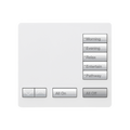 Teclado seetouch, sobre mesa 5 botones,  Botonera Retroiluminada / programe escenas diferentes en cada botÃ³n.