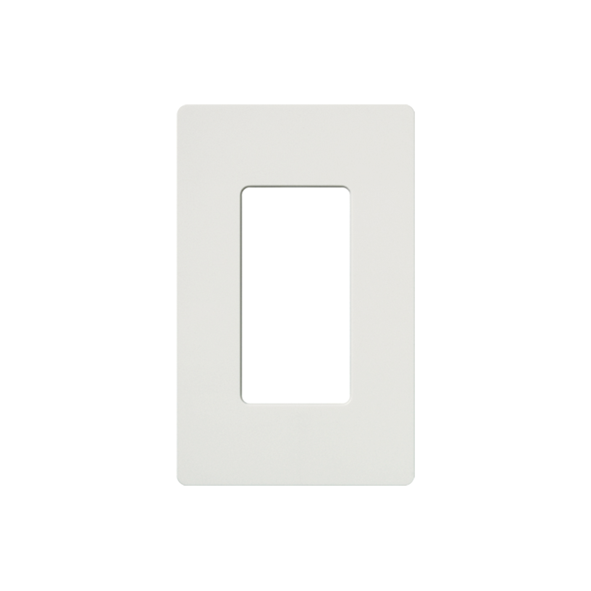 Tapa Color Blanco Satin para interruptor o dimmer Lutron, 1 gang, limpio y moderno
