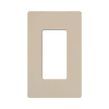 Tapa Color Taupe para interruptor o dimmer Lutron, 1 gang, limpio y moderno