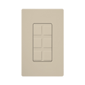 Caja de pared para contactos varios, 6 mini espacios.