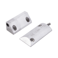 Contacto MagnÃ©tico para Piso, Salida Dual NC/NA, GAP 65mm, Cubierta de Aluminio con 55cm de Cable Blindado
