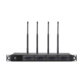 Receptor UHF para 4 micrÃ³fonos inalÃ¡mbricos / Pantalla LCD de cristal liquido