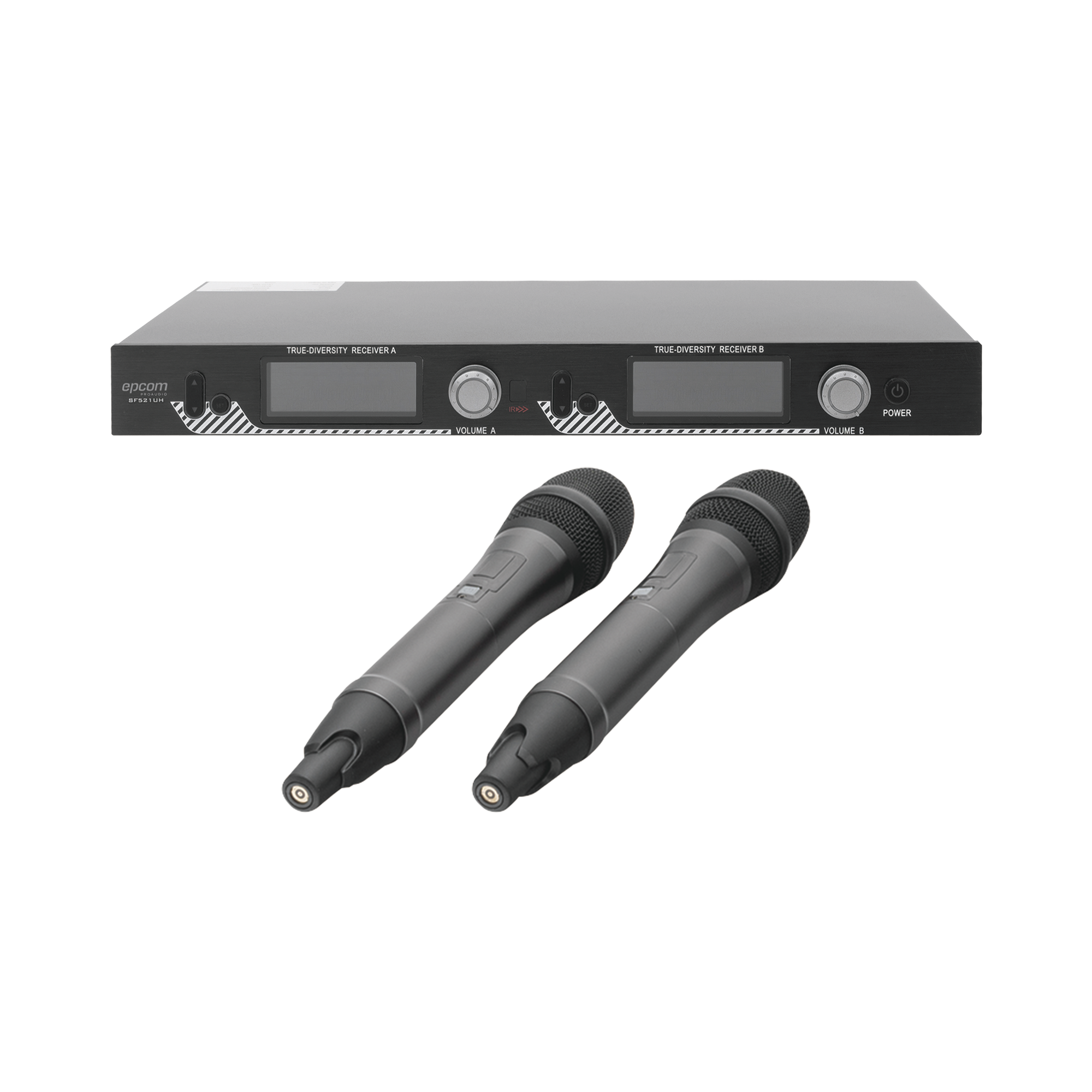 Kit de MicrofonÃ­a inalÃ¡mbrico | 2 MicrÃ³fonos de mano | Receptor UHF | Pantalla LCD | 200 Canales |Â Gran cobertura