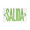 Letrero LED DUAL de SALIDA Universal con alto brillo/uso en pared, lateral o techo/BaterÃ­a de Respaldo Incluida.