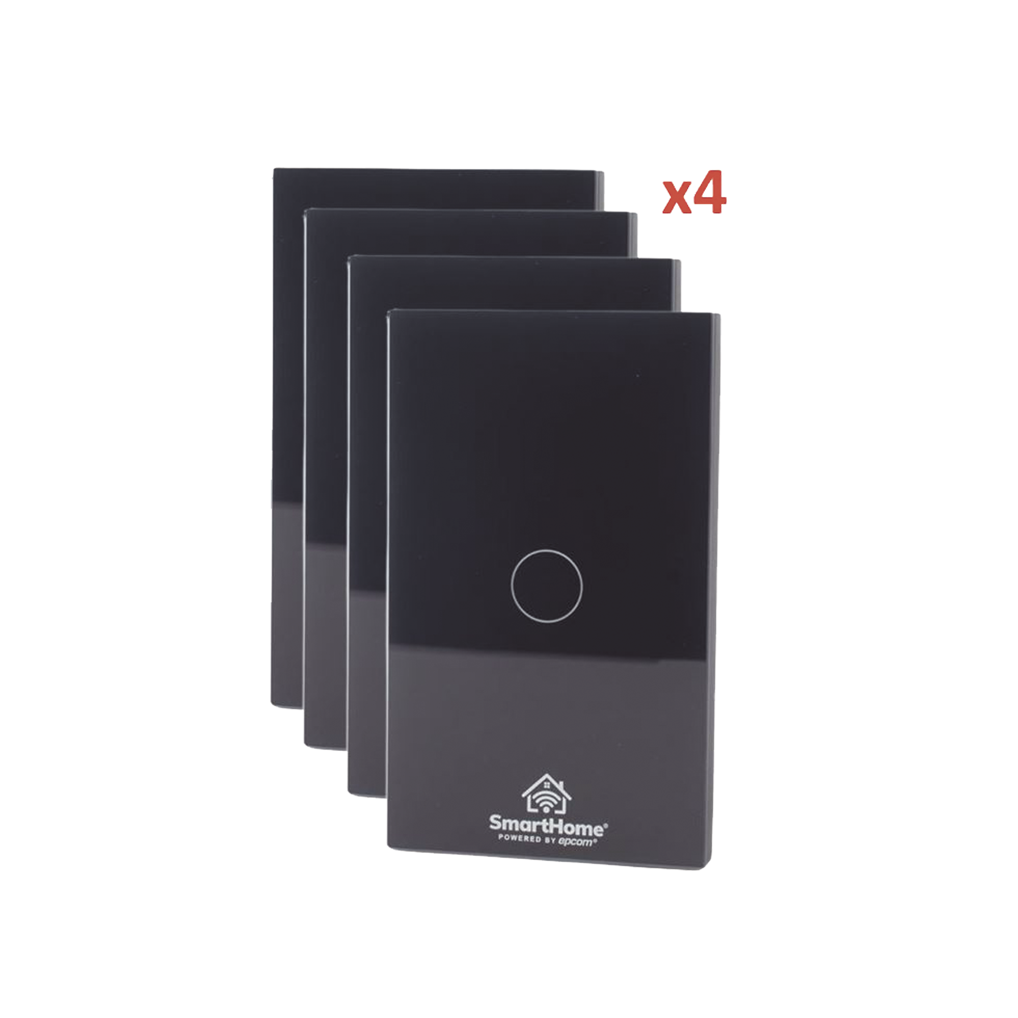 (Wifi) KIT 4 apagadores inteligentes Wifi compatibles con Alexa y GoogleHome