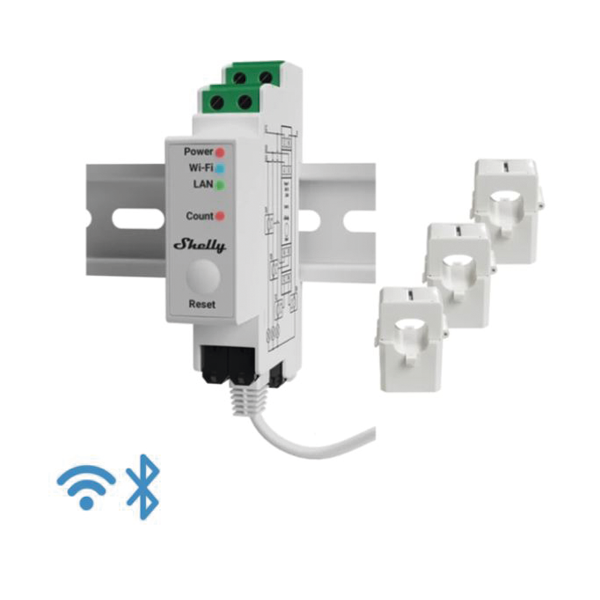 Medidor TrifÃ¡sico de Corriente Alterna / WIFI / industrial y residencial / Nube P2P