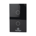 (ZigBee) Apagador switch inalÃ¡mbrico ZigBee, control de 2 regresos de carga, 110V