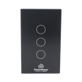 (Wifi) Apagador switch inalÃ¡mbrico WIFI, control de 3 regresos de carga, 110V