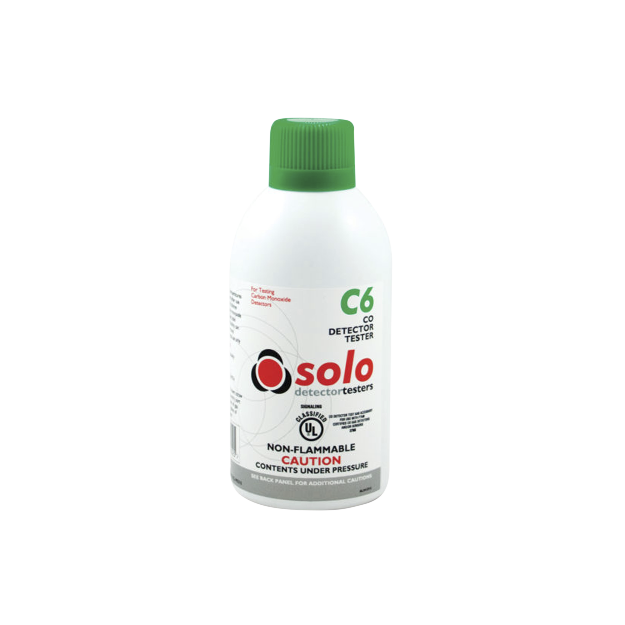 Lata De Gas De MonÃ³xido De Carbono (CO) Genuino Para Prueba De Detectores De CO, Uso Manual o En Dispensadores SOLO-330/SOLO-332, Listado UL