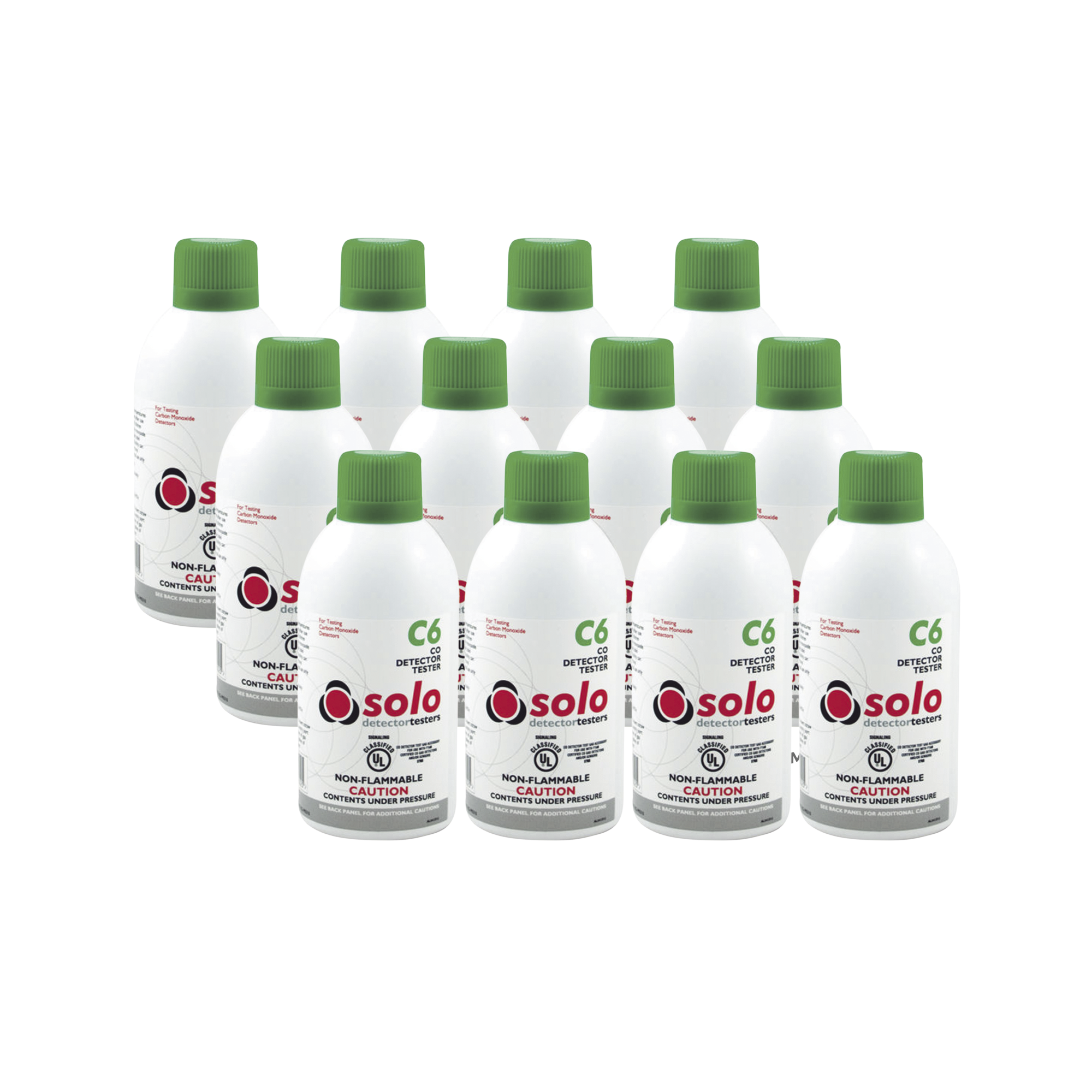 Paquete De 12 Latas De Gas Genuino De MonÃ³xido De Carbono (CO) De Uso Manual o En Dispensadores SOLO-330/SOLO-332