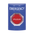 BotÃ³n de Emergencia, Texto en EspaÃ±ol, Policarbonato SÃºper Resistente, Momentaneo