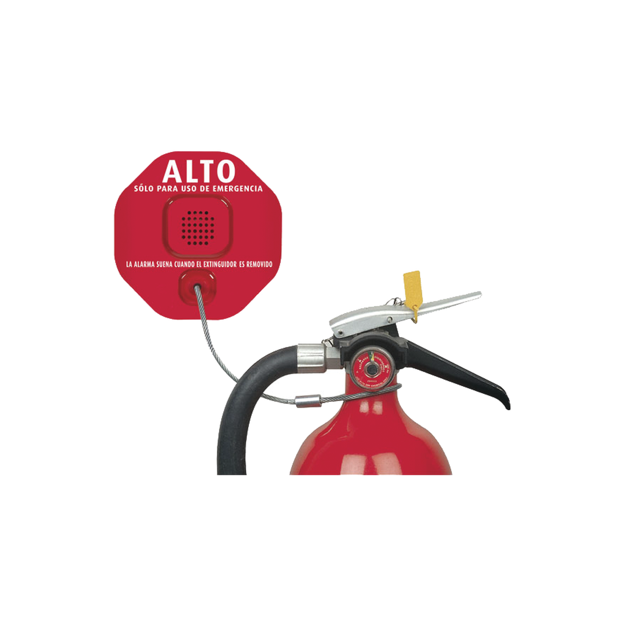 Alarma Theft StopperÂ® Para Prevenir Robo y Mal Uso De Extintores De Incendio