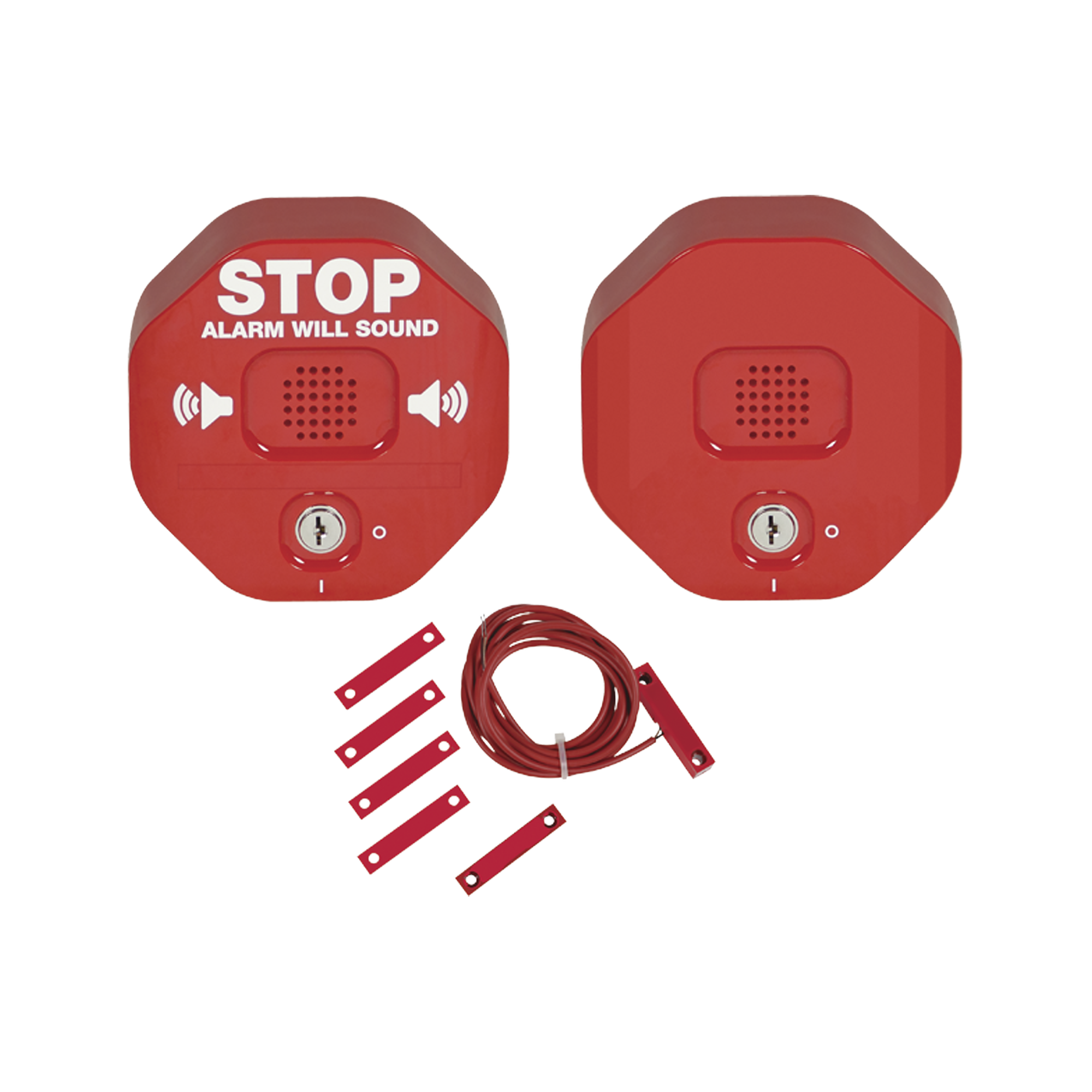 Alarma MultifunciÃ³n Exit StopperÂ® Con Bocina Remota, Para Puertas Dobles, Solo Interiores