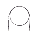 Patch Cord Cat6A, Blindado S/FTP, CM/LS0H, 3.05 Metros (10 Pies), Color Negro