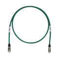 Patch Cord Cat6A, Blindado S/FTP, CM/LS0H, 3.05 Metros (10 Pies), Color Verde