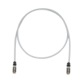Patch Cord Cat6A, Blindado S/FTP, CM/LS0H, 4.57 Metros (15 Pies), Color Gris