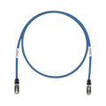 Patch Cord Cat6A, Blindado S/FTP, CM/LS0H, 9.14 Metros (30 Pies), Color Azul