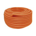 Manguera Poliducto Corrugado Flexible Naranja Reforzado de 3/4" x 50 m Para Instalaciones ElÃ©ctricas /Polietileno Alta Densidad HDPE/ Sin guÃ­a /Resistente a Intemperie.