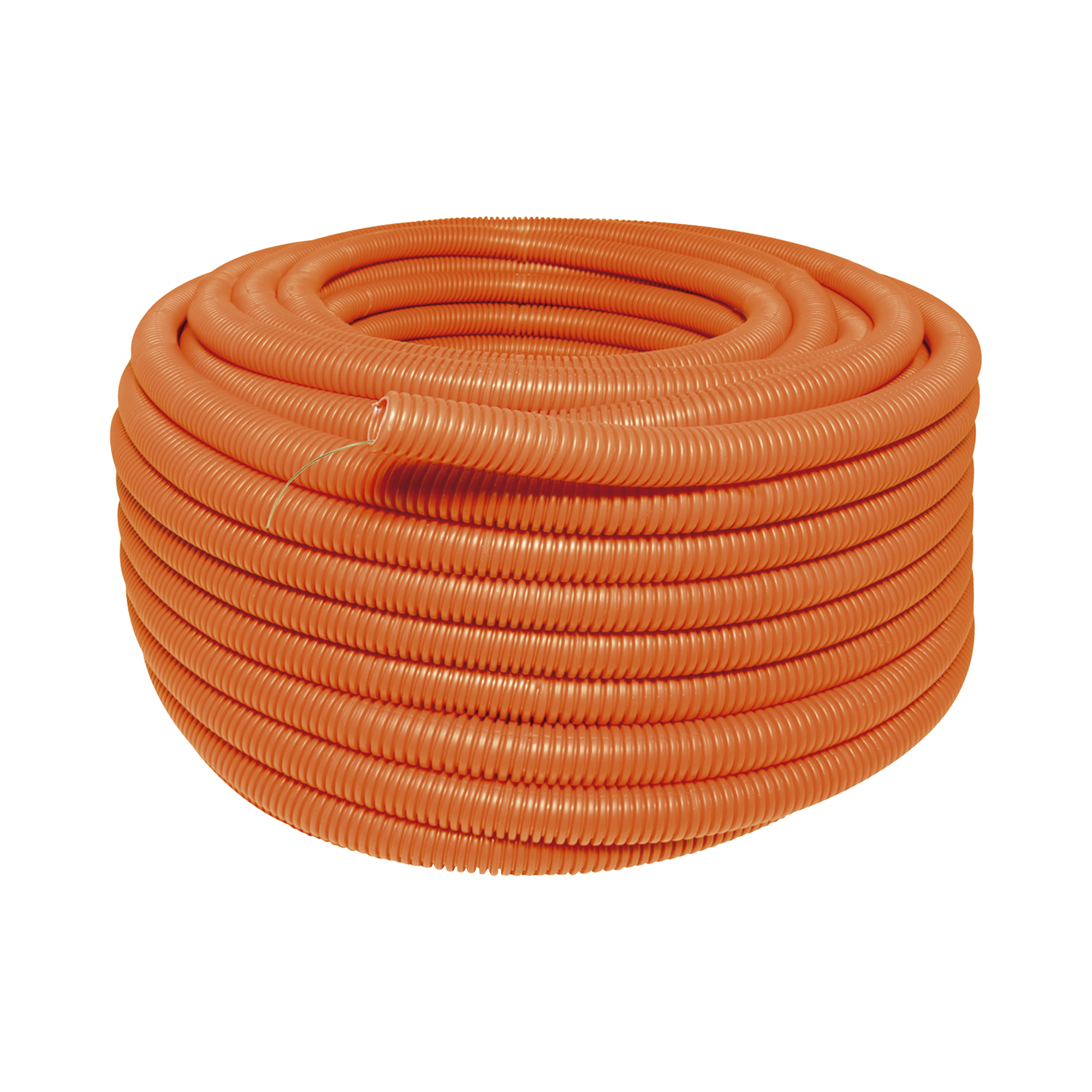 Manguera Poliducto Corrugado Flexible Naranja Reforzado de 3/4" x 50 m Para Instalaciones ElÃ©ctricas /Polietileno Alta Densidad HDPE/ Sin guÃ­a /Resistente a Intemperie.