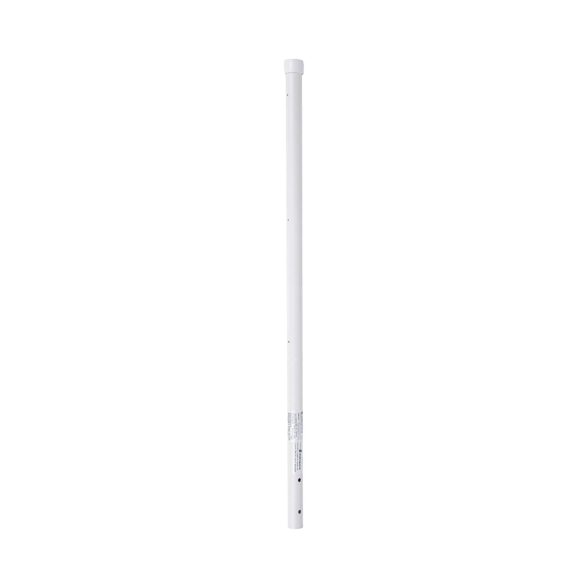 Poste de Esquina de 0.8m para Cerca Electrificada. Tubo Galvanizado cal. 18 de 1"Diam. con TapÃ³n, ideal para 3 Aisladores.