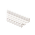 Base para canaleta T-45, de PVC rÃ­gido, con cinta adhesiva y orificios pre-perforados para montaje, 60.3 x 18.5 x 2400 mm, Color Blanco Mate