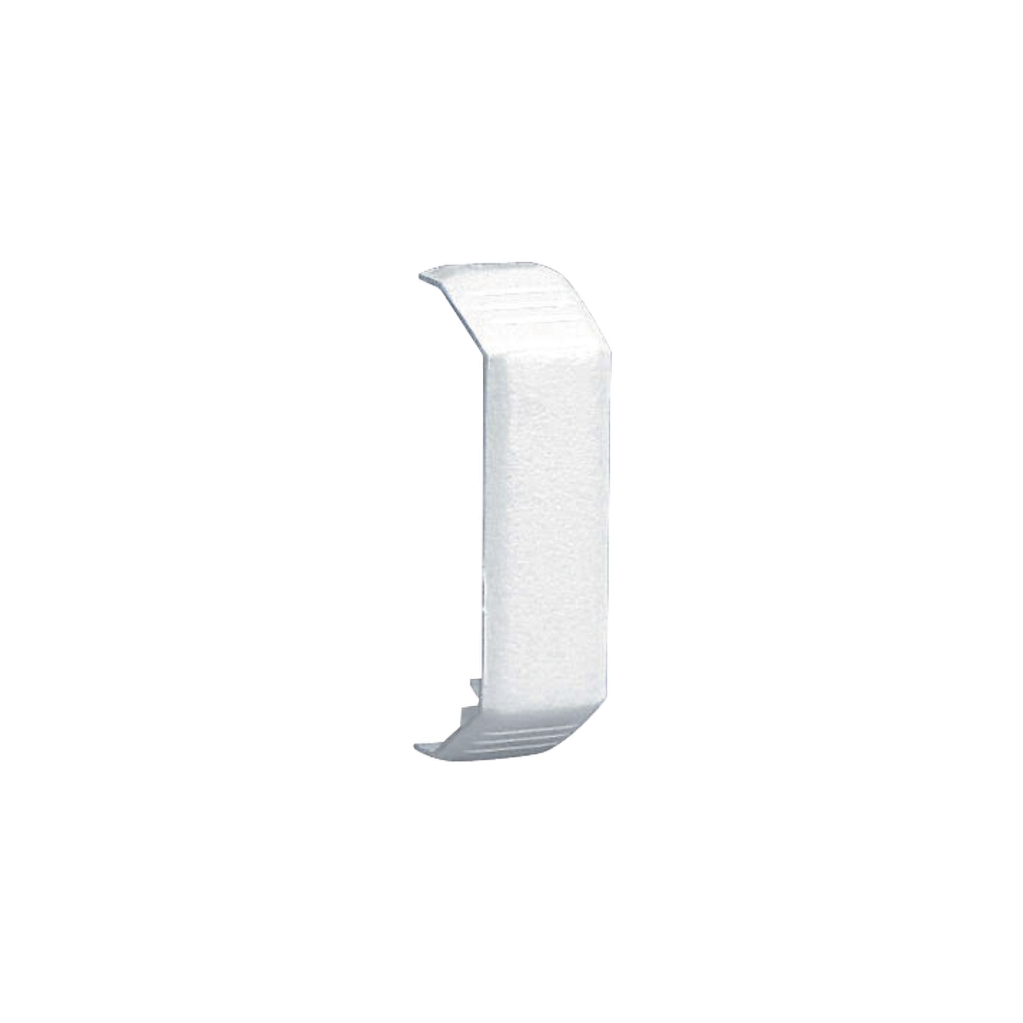 UniÃ³n recta de tapa, para uso con canaleta T45, Material PVC RÃ­gido, Color Blanco Mate
