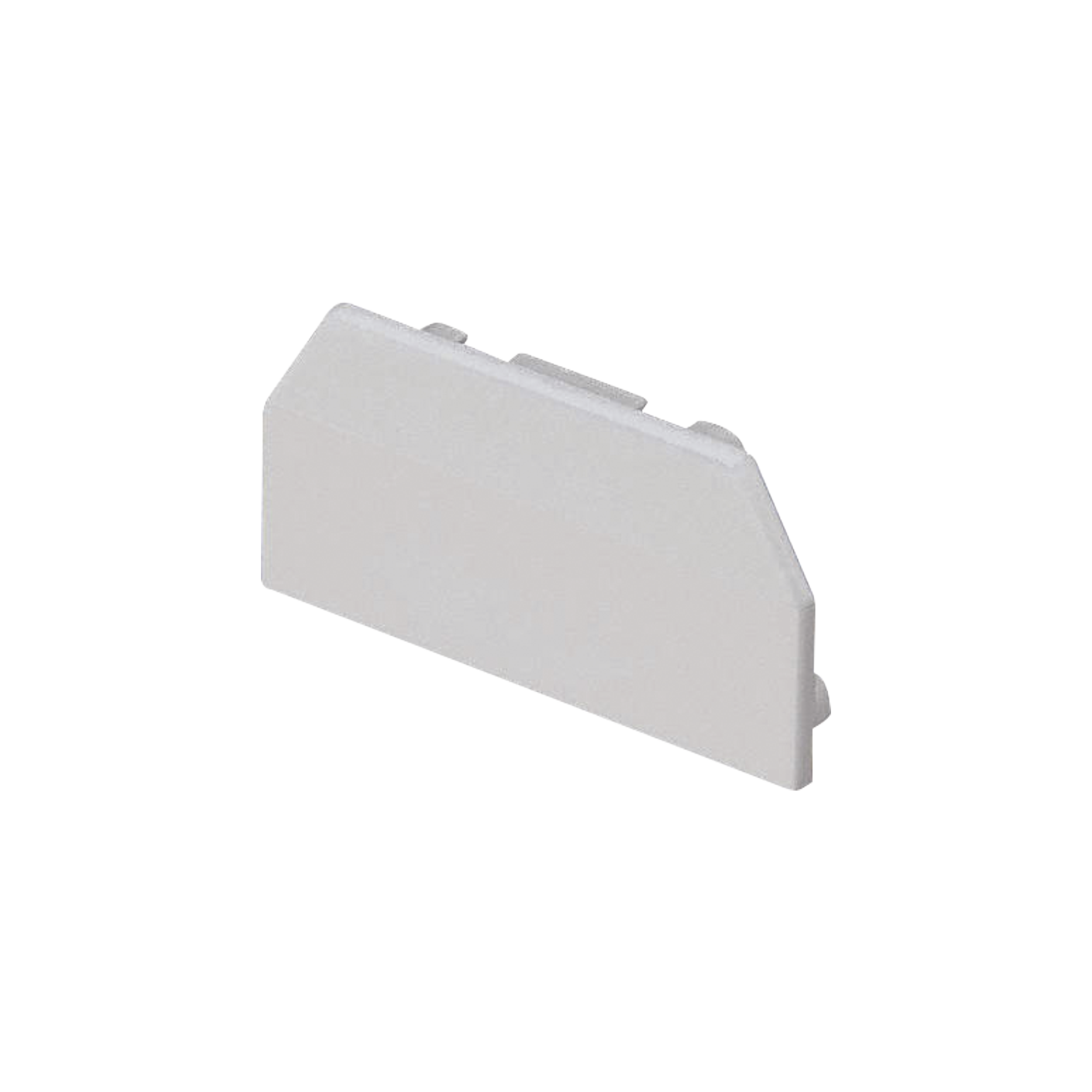 Tapa Final, para uso con canaleta T45, Material PVC RÃ­gido, Color Blanco Mate