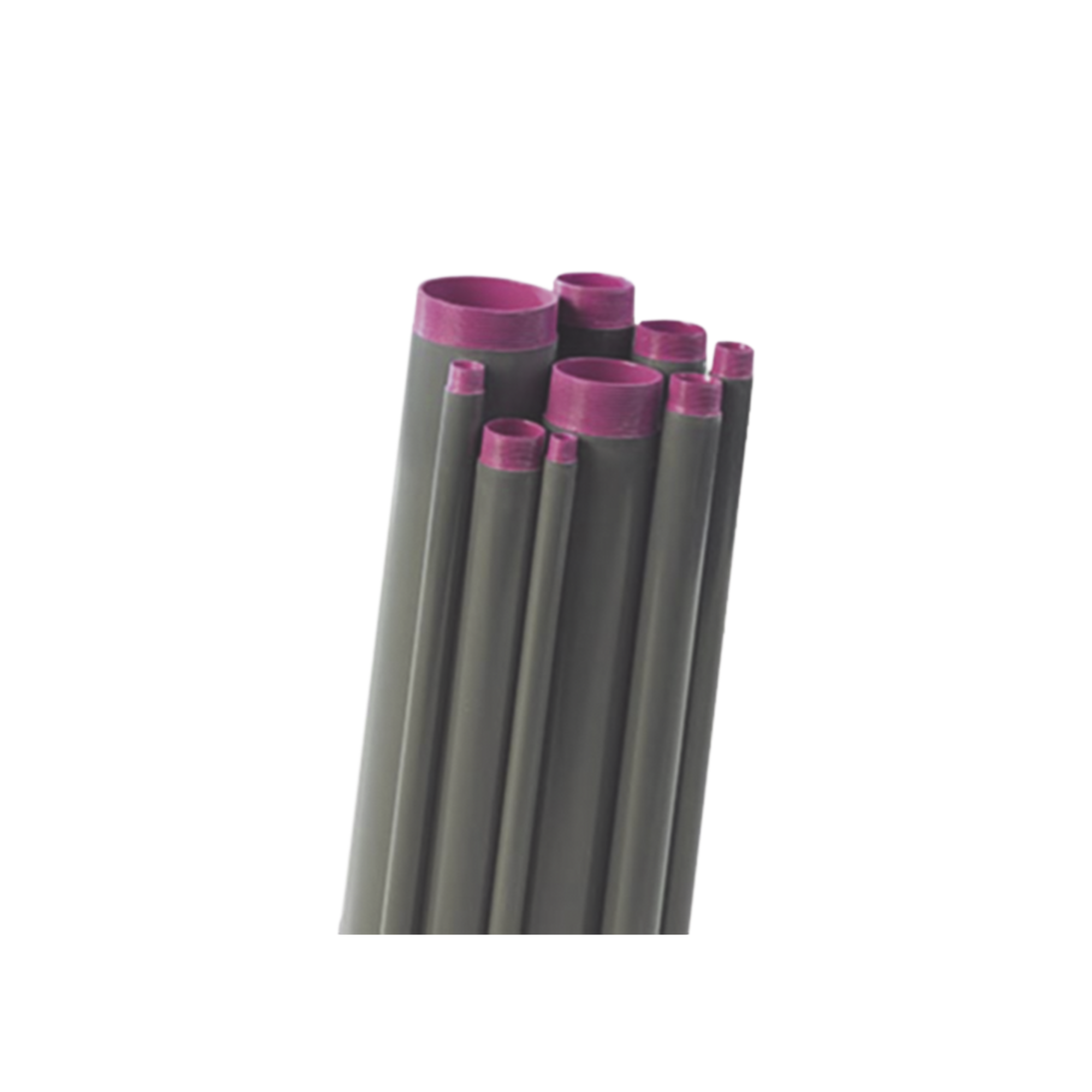 Tubo Conduit rÃ­gido de aluminio de 1â€ (25.4 mm) con recuhbrimiento de PVC de 3.05 m con cople.
