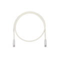 Cable de Parcheo UTP, Cat6A, 24 AWG, CM, Color Blanco, 4.57 Metros (15 Pies)