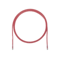 Cable de Parcheo UTP, Cat6A, 24 AWG, CM, Color Rojo, 5.18 Metros (17 Pies)