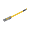 Cable de Parcheo UTP, Cat6A, 24 AWG, CM, Color Amarillo, 6.1 Metros (20 Pies)