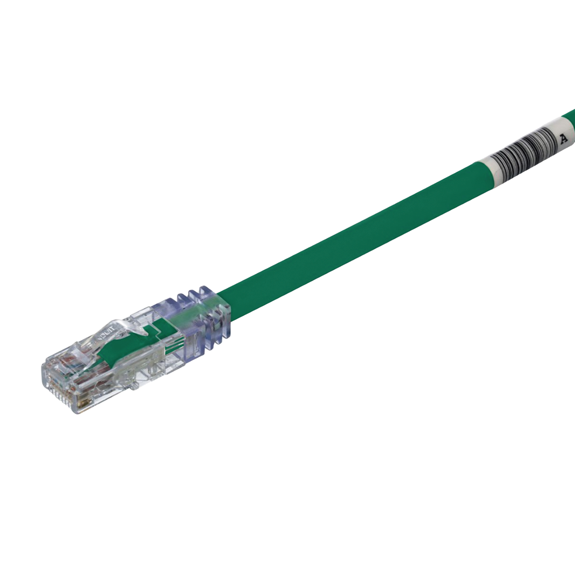 Cable de Parcheo UTP, Cat6A, 24 AWG, CM, Color Verde, 7.62 Metros (25 Pies)