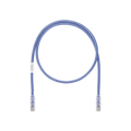 Cable de Parcheo UTP, Cat6A, 24 AWG, CM, Color Azul, 15.24 Metros (50 Pies)