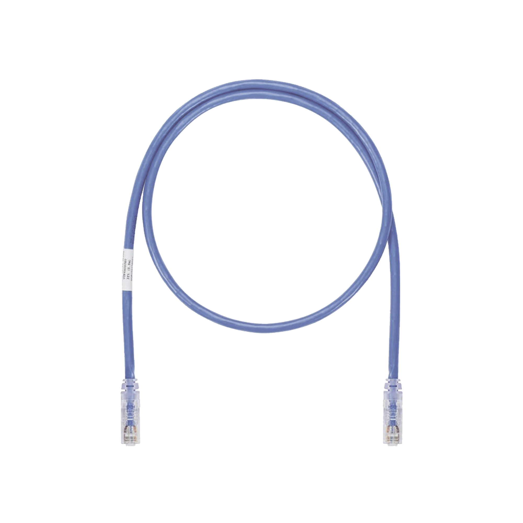 Cable de Parcheo UTP, Cat6A, 24 AWG, CM, Color Azul, 15.24 Metros (50 Pies)