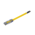 Cable de Parcheo UTP, Cat6A, 24 AWG, CM, Color Amarillo, 2.13 Metros (7 Pies)