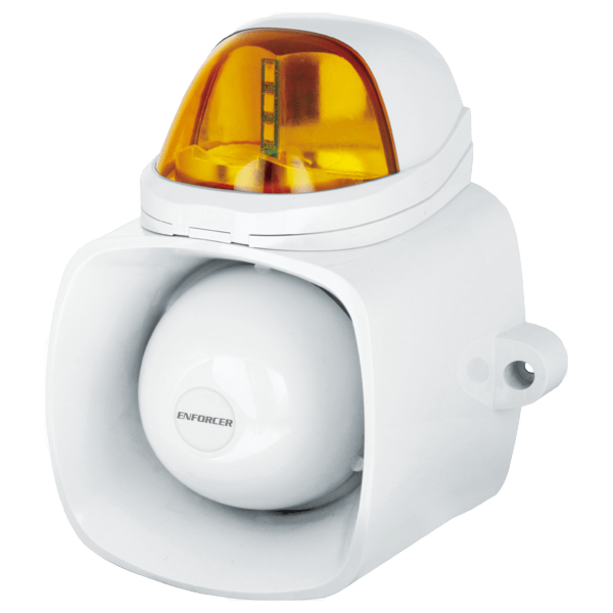Sirena / Luz EstroboscÃ³pica AutÃ³noma / Color Ambar  4 en 1 / IP65 / Uso Interior y Exterior / 12 Vcd / MÃºltiples Tipos de NotificaciÃ³n / EstroboscÃ³pica, de Sirena o de Audio /